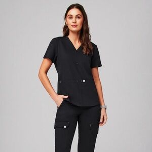 Black Scrub Set